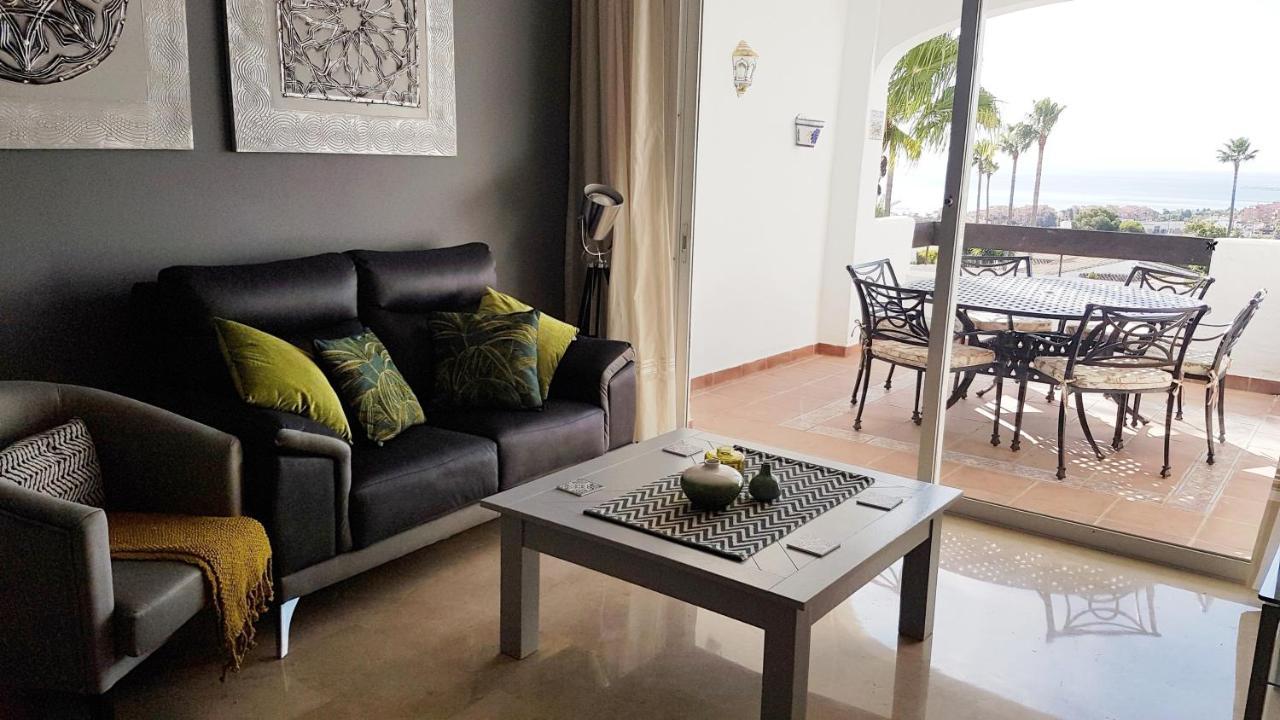 Modern Duquesa 2 Bed Outstanding View Of Sea Golf Apartment Manilva Exterior photo